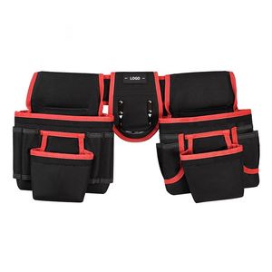 1800d Carpenters <b>Tool</b> Bag Large Occidental <b>Leather</b> <b>Tool</b> Bag with Suspender Mult Purpose Storage Bag - Product Image 2