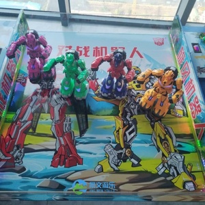 <span class=keywords><strong>Robot</strong></span> de bataille commercial carré marché de nuit projet de décrochage équipement d'amusement pour enfants jeu de société bataille multijoueur - Product Image 3