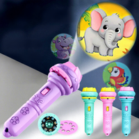 Projecteur Lampe Torche Appareil Photo Éducatif Veilleuse d'Halloween Lumière LED Jouet Anti-Stress Lumineux de Noël Cadeau pour Enfants