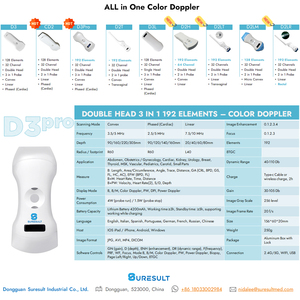 Suresult uRason W6 sans fil Ecografo couleur sonde à ultrasons scanner linéaire USG sondes <span class=keywords><strong>Smartphone</strong></span> portable WIFI sonde à ultrasons - Product Image 4