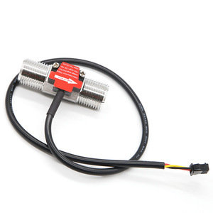 4-Point Hall Effect <b>Water</b> <b>Flow</b> <b>Meter</b> B1 Threaded Stainless Steel <b>Water</b> Heater Card Reader G1/2 Turbine <b>Water</b> Sensor - Product Image 1