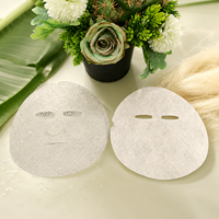 Tissu non tissé en fibre végétale colorée biodégradable Y310 Banana, soie cupro jaune, pour masque facial, matière de support