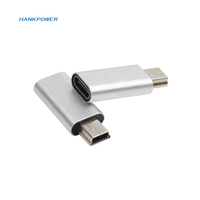 Adaptateur USB C vers Mini USB 2.0 Type C femelle vers Mini USB 2.0 mâle connecteur de conversion prise en Charge de la Charge et de la synchronisation des données
