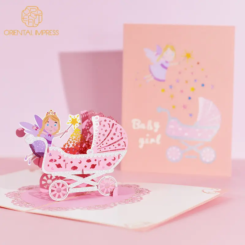 بطاقات معايدة للأطفال الرضع, بطاقات معايدة للأطفال الرضع ثلاثية الأبعاد رائعة للبيع بالجملة مزودة بظرف