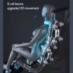 Sillón de Masaje Shiatsu de Lujo Gravedad Cero para Cuerpo Completo en Oferta con Rodillo de Pie Térmico Eléctrico Portátil para Uso Doméstico - Product Image 5