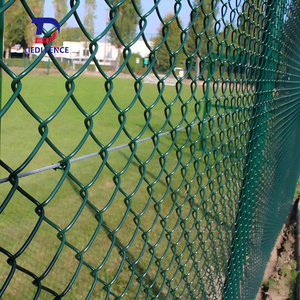 Clôture en <span class=keywords><strong>grillage</strong></span> métallique enduit de PVC vert résistant aux intempéries pour terrain de football avec panneaux de clôture flexibles pour terrain de futsal - Product Image 1