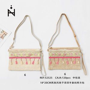 Bolso de mano con cuentas estilo étnico 18x20cm, bandolera, bolso de mano - Product Image 3
