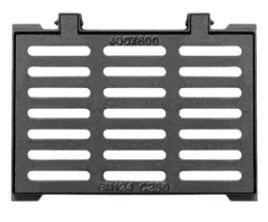 Caillebotis en fonte ductile robuste Cadres de couverture de fossé Couvercle de piège à ravin - Product Image 5