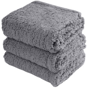 <span class=keywords><strong>Manta</strong></span> de Lujo para Mascotas (Perros y Gatos) de Felpa Coral Sólida y Cómoda - Product Image 2