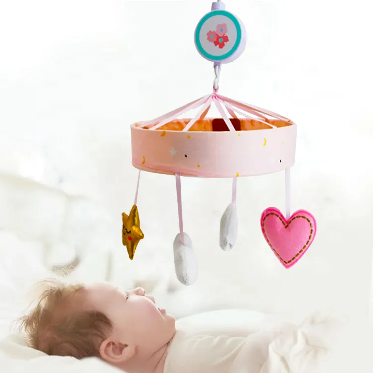 Baby gym hanging toys Bed Mobile Musical Hanging Toys peluche Baby musical baby mobile