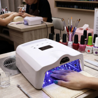 Nouvelle Arrivée Lampe UV LED Quartz Haute Puissance 128W pour Ongles et Séchoir à Doigts en Plastique Professionnel pour Salons de Manucure