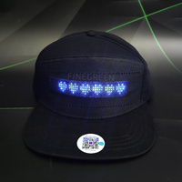 Cappelli LED con Messaggi Controllabili tramite APP, Schermo LED Fai-da-Te, Cappelli LED ad Alta Luminosità