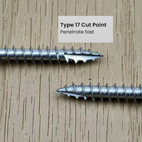 Sekrup Kayu Oval Countersunk Torx Drive Stainless Steel Kelas A dengan Shank Knurled BoZhan BZ-266