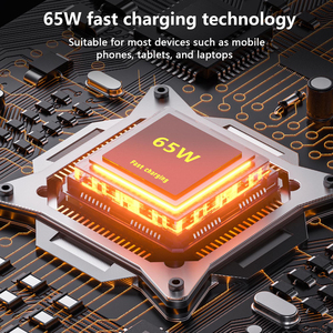 Bingoelec 65W siêu nhanh sạc cổng phổ <span class=keywords><strong>Android</strong></span> & <span class=keywords><strong>Iphone</strong></span> Ổ cắm hiệu quả cao phích cắm & ổ cắm - Product Image 6