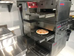 Elektrische Transportband Pizza Oven Te Koop Rvs Commerciële Pizza Oven Pizza Machine