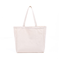 Bolso de compras de lona de algodón reutilizable de color sólido liso con parte inferior y lados, bolso de lona personalizado con logotipo personalizado