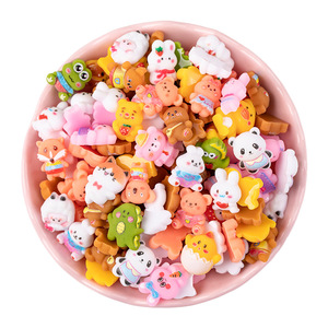 Mini dễ thương động vật hiệu ứng phát sáng Tự Làm móng nghệ thuật vá nhựa guka bản vá thân thiện với môi kidsren kẹp tóc vật liệu trang trí - Product Image 5