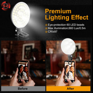 פנס כיס נייד פופולרי GZ-668 עם גודל קטן, חיי סוללה חזקים, טעינה מהירה ומתאים לשידור חי בחוץ - Product Image 5