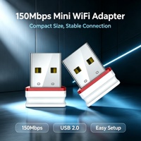 Adaptador WiFi USB Mini COMFAST CF-WU815N de 150Mbps, Tarjeta de Red Inalámbrica USB2.0 RTL8188GU, Compatible con Soft AP Externo, en Stock