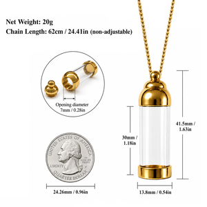 Collana con Ciondolo Diffusore di Oli Essenziali Ricaricabile, Gioiello per Aromaterapia con Pietra Curativa per Alleviare lo Stress - Product Image 4