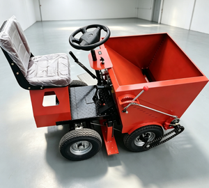 Máquina para Rellenar Arena, Diseño Compacto Rojo, Capacidad de Carga de 350 kg, Maquinaria de Construcción - Product Image 6