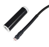 Tube thermorétractable noir durable ID40/14MM, étanche, excellente étanchéité, isolation des câbles, utilisé pour l'alimentation électrique