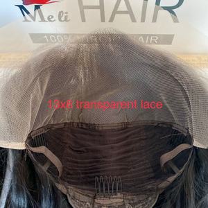 Pelucas de Encaje Frontal de 32"-40" 13x6, Pelucas Largas de Encaje Frontal 10A, Pelucas de Cabello Humano 100%, Envío Nocturno, 180% de Densidad, Cabello Natural Sin Pegamento - Product Image 5