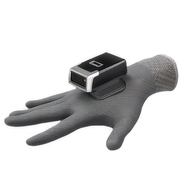 OEM Auto Scanning Usb 2.4g Wireless Wearable Glove Qr Code Scanner Nfc Finger Scanners with 600mAh Lithium Battery