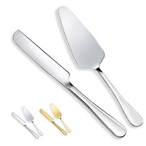 Set di Coltelli per Torta in Acciaio Inox per Compleanni e Matrimoni, Utensili da Forno, Set per Servire Torte, Supporto per Torta, Pizza e Crema - Product Image 4