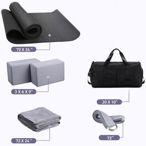 Set de Tapete de <span class=keywords><strong>Yoga</strong></span> Deportivo Impreso - Material de PU Ecológico <span class=keywords><strong>6</strong></span> en 1 <span class=keywords><strong>para</strong></span> Pilates y <span class=keywords><strong>Yoga</strong></span>, Color y Logotipo Personalizables, Uso Universal, 183x61cm - Product Image 6