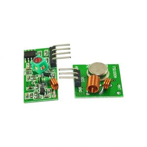 1 paire de récepteur RF sans fil module et super-régénération plaque module émetteur 433 MHZ DC5V (DEMANDER/OOK) - Product Image 1