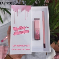 Kit de Rouge à Lèvres Végétalien 2-en-1 en Gros, Gloss Mat Naturel, Huile Repulpante Imperméable, Crayon à Lèvres, Ensemble Complet pour les Lèvres Marque Privée