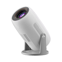 Mini projecteur Lenovo 100M, mise au point automatique, lumière LED, léger, intelligent, portable, home cinéma, 400 ANSI, prend en charge la 4K, Android, haut-parleurs intégrés