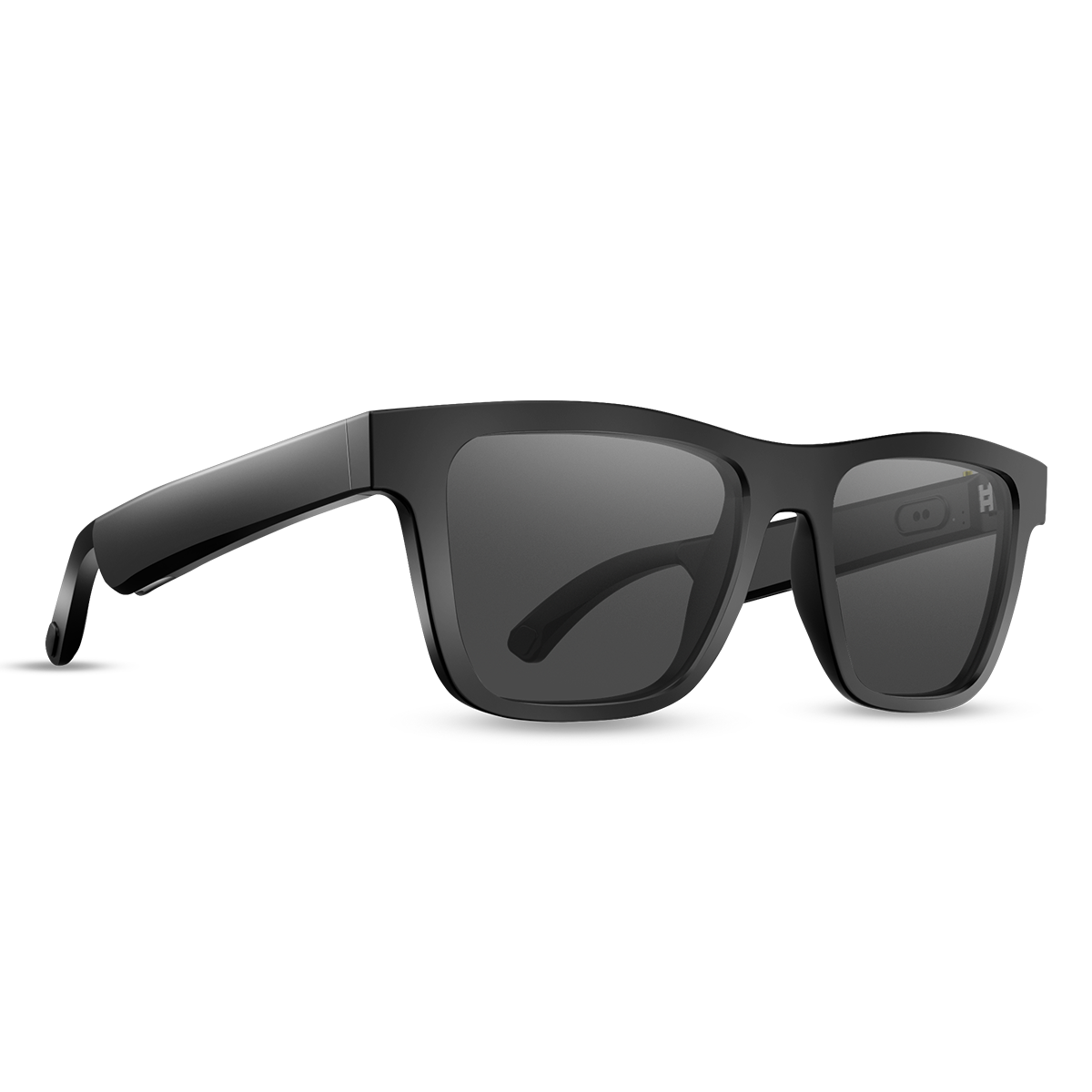 High Quality Intelligent Audio Glasses Anti Ultraviolet Blue Lens Music Wireless Smart Black Glasses