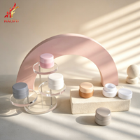 Tarro de Plástico Vacío de 5g Personalizado OEM/ODM de Venta Caliente con Tapa de Rosca para Gel, Crema, Cosméticos y Cuidado de la Piel