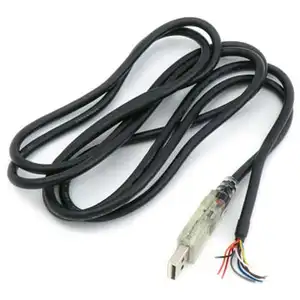 Kabel USB-RS422-WE-1800-BT FTDI, USB ke RS422 Series, 1.8M, kabel USB FTDI/kabel 1394 IEEE USB ke RS422 Embedd Wire End