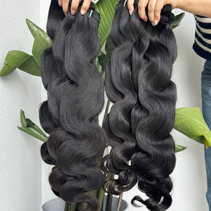 Venta al por mayor de pelo humano ondulado natural camboyano cutícula alineada de un solo donante vendedores de pelo humano vietnamita al por mayor - Product Image 2