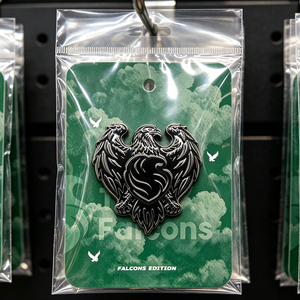 Spilla Magnetica Personalizzata Nera con Aquila a Doppia Testa in Rilievo, Distintivo in Metallo Smaltato Morbido con Cartoncino Stampato per Souvenir di Squadra - Product Image 5