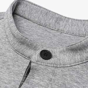 Giacca in Maglia Oversize per Uomini di Taglia Grande, Camicia Giacca in Cotone Elasticizzato Traspirante e Morbido, con Bottoni, Taglie fino a 6XL 7XL 8XL 9XL 10XL - Product Image 6