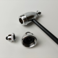 Diagnostic médical professionnel ALLEMAGNE Type Tête en caoutchouc de zinc Examen neurologique du genou orthopédique Marteau réflexe à percussion