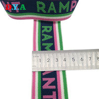 Bande élastique personnalisée en nylon jacquard de 4 cm avec logo sur mesure pour sous-vêtements, boxers, ceintures et accessoires vestimentaires