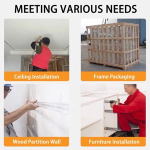 Perceuse à percussion <span class=keywords><strong>sans</strong></span> <span class=keywords><strong>fil</strong></span> industrielle et bricolage à couple élevé 20V 25N.m avec batterie lithium-ion, moteur <span class=keywords><strong>sans</strong></span> balais - tournevis pour cloisons sèches - Product Image 5