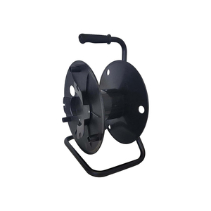 JH-Mech Custom portatile Deluxe che può contenere fino a 720 piedi di 6mm cavo in acciaio nero cavo rullo supporto cavo Drum Dispenser - Product Image 1