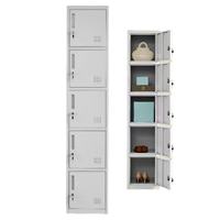 Casier en acier Zhenke 2026 pour salle du personnel, design moderne, 1/2/3/4/5 portes, armoire de rangement pour vêtements de travail des employés, pour les Philippines et l'Afrique