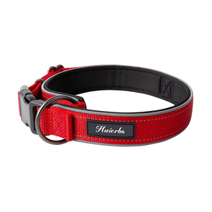 <span class=keywords><strong>Collar</strong></span> de nailon para perro, accesorio no elástico, duradero y ligero, reflectante, acolchado, de entrenamiento, de lujo - Product Image 3