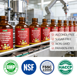 Lenm 100% Natural 14-in-1 Berberine Complex Supplement Liquid Drops with Ceylon Cinnamon <strong>Bitter</strong> Melon for Metabolic Support - Product Image 5