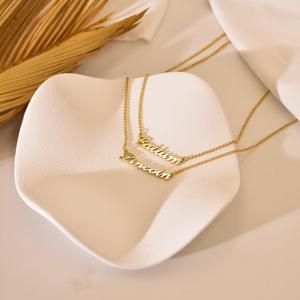 Collana Personalizzata in Acciaio Inossidabile con Nome, Regalo Personalizzato per Mamma, Collana con <span class=keywords><strong>Nomi</strong></span> dei Figli, Regalo per Lei - Product Image 2