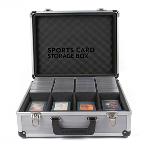 Custom 2/3/4 Row Waterproof Graded Card Storage <b>Box</b> Sports Trading Card Collector Case Fits BGS FGS P SA, Graded Card Case - Product Image 2