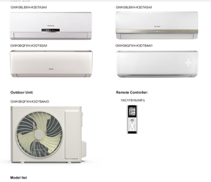 Gree sưởi ấm/Làm mát 1ton 1.5ton 2 tấn 1HP 1.5HP 2HP 3HP Đơn vị điều hòa biến tần Gree AC điều hòa không khí chia Loại AC - Product Image 5