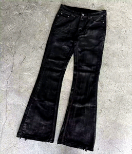 <span class=keywords><strong>Jeans</strong></span> Denim Neri da <span class=keywords><strong>Uomo</strong></span> a Vita Bassa, Slim <span class=keywords><strong>Fit</strong></span>, Bootcut, a Zampa d'Elefante, Distressed, Vintage, con Effetto Cerato, Personalizzabili, per Commercio all'Ingrosso - Product Image 2